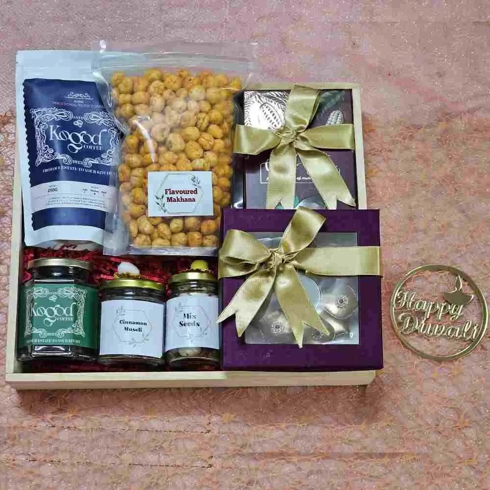 Premium Wellness Hamper with Dry Fruits and Snacks